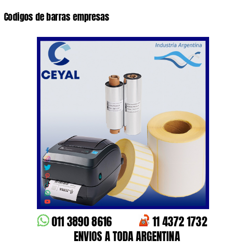 Codigos de barras empresas
