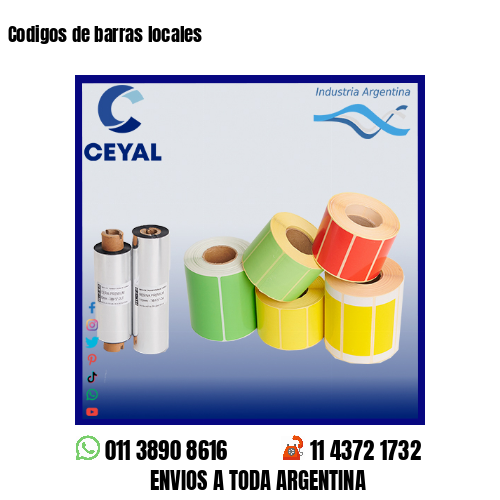 Codigos de barras locales