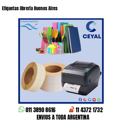 Etiquetas librería Buenos Aires
