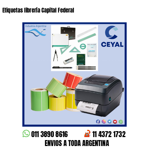 Etiquetas librería Capital Federal
