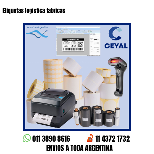 Etiquetas logistica fabricas