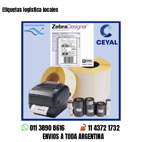 Etiquetas logistica locales