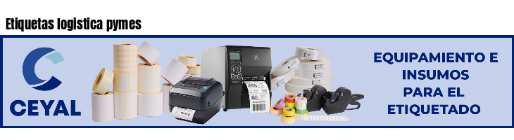 Etiquetas logistica pymes