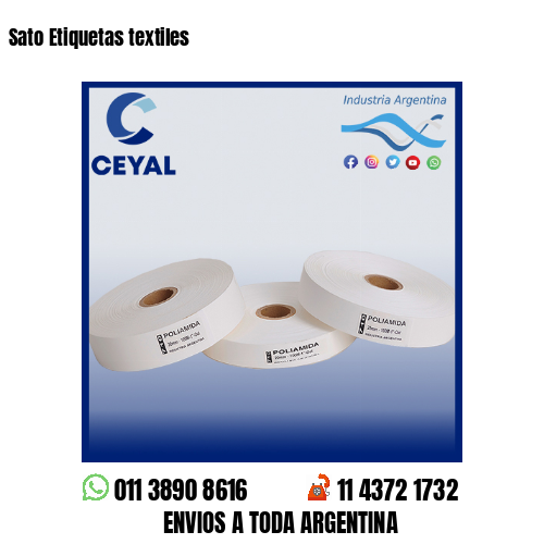 Sato Etiquetas textiles
