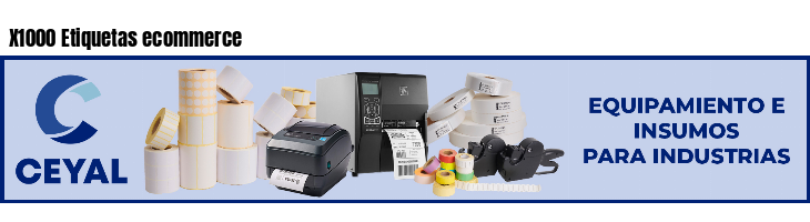 X1000 Etiquetas ecommerce