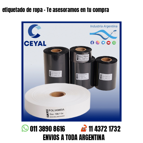etiquetado de ropa – Te asesoramos en tu compra