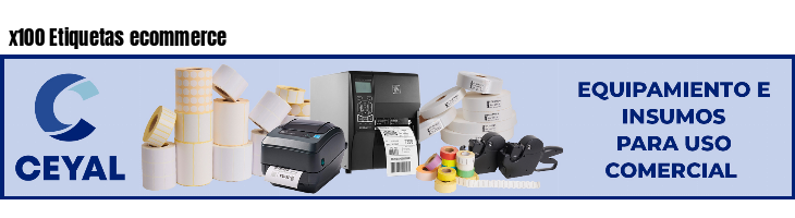 x100 Etiquetas ecommerce