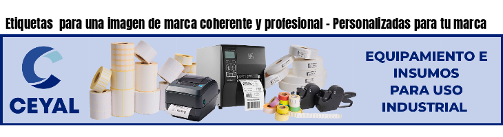 Etiquetas para una imagen de marca coherente y profesional - Personalizadas para tu marca