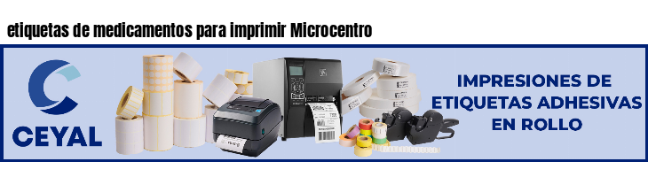etiquetas de medicamentos para imprimir Microcentro