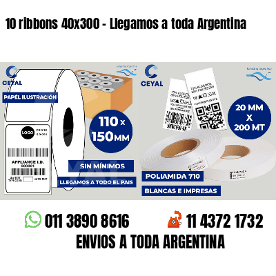 10 ribbons 40x300 - Llegamos a toda Argentina