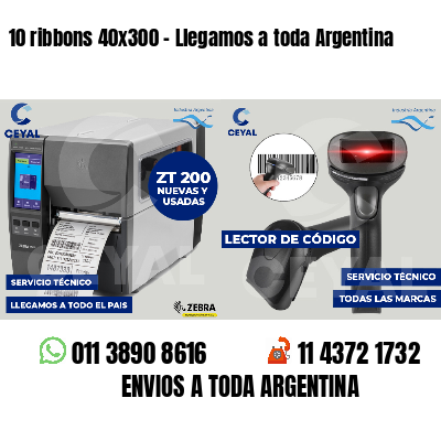 10 ribbons 40x300 - Llegamos a toda Argentina