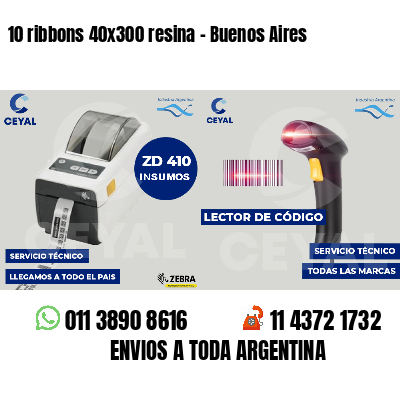 10 ribbons 40x300 resina - Buenos Aires