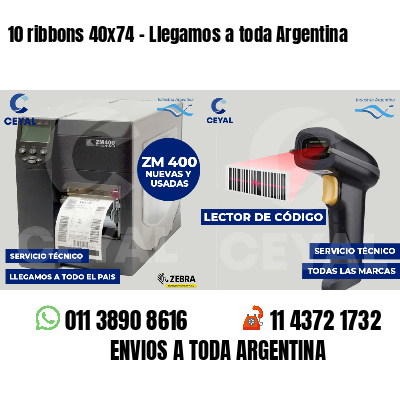 10 ribbons 40x74 - Llegamos a toda Argentina