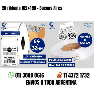 20 ribbons 102x450 - Buenos Aires