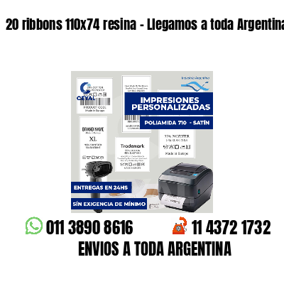 20 ribbons 110x74 resina - Llegamos a toda Argentina
