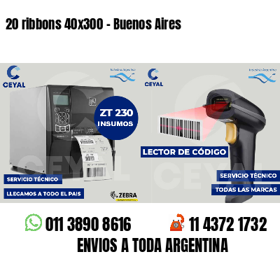 20 ribbons 40x300 - Buenos Aires