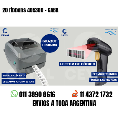 20 ribbons 40x300 - CABA