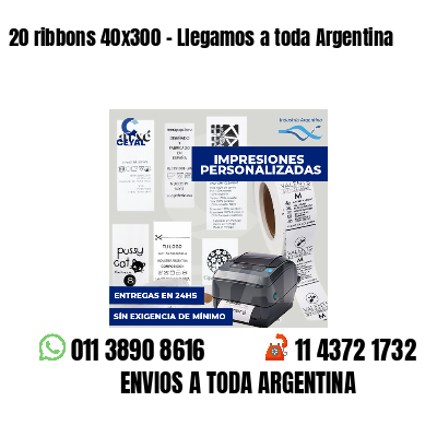 20 ribbons 40x300 - Llegamos a toda Argentina
