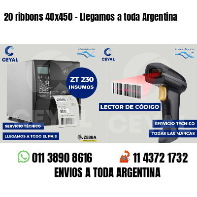 20 ribbons 40x450 - Llegamos a toda Argentina