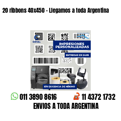 20 ribbons 40x450 - Llegamos a toda Argentina