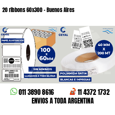 20 ribbons 60x300 - Buenos Aires
