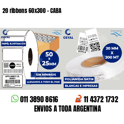 20 ribbons 60x300 - CABA