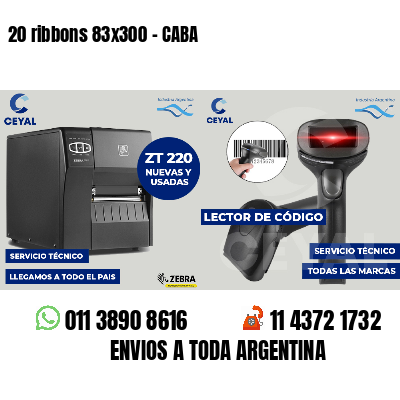 20 ribbons 83x300 - CABA