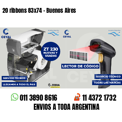 20 ribbons 83x74 - Buenos Aires