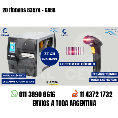 20 ribbons 83x74 - CABA