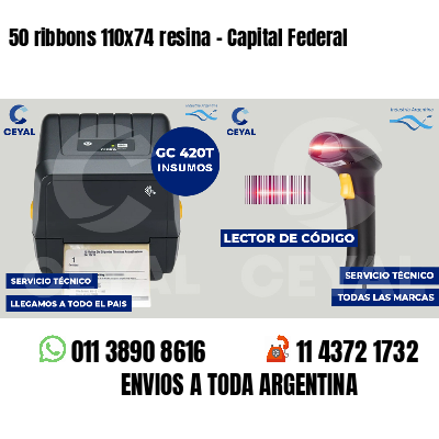 50 ribbons 110x74 resina - Capital Federal