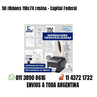 50 ribbons 110x74 resina - Capital Federal