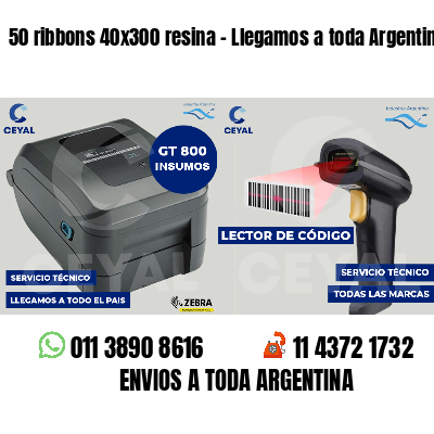 50 ribbons 40x300 resina - Llegamos a toda Argentina
