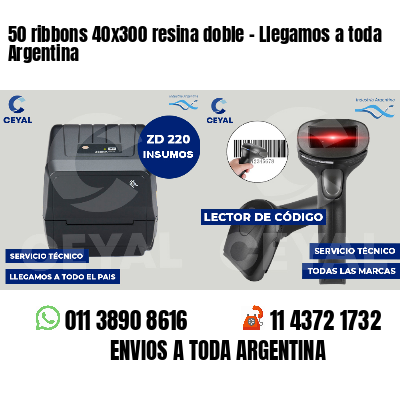 50 ribbons 40x300 resina doble - Llegamos a toda Argentina