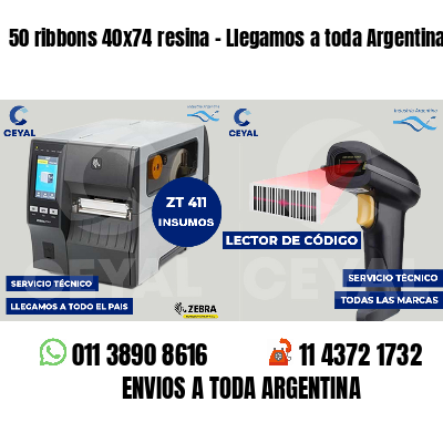 50 ribbons 40x74 resina - Llegamos a toda Argentina