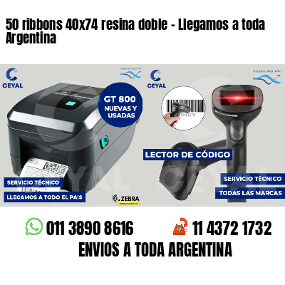 50 ribbons 40x74 resina doble - Llegamos a toda Argentina