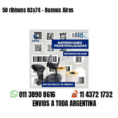 50 ribbons 83x74 - Buenos Aires
