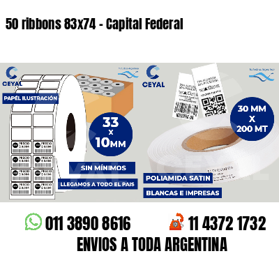 50 ribbons 83x74 - Capital Federal