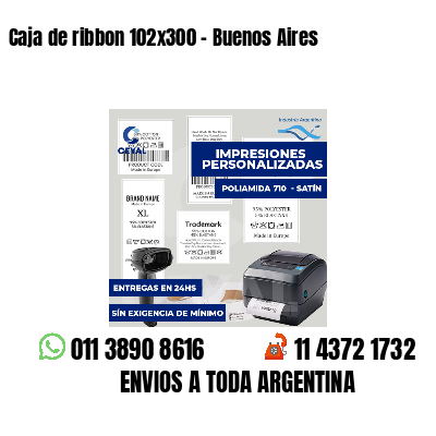 Caja de ribbon 102x300 - Buenos Aires