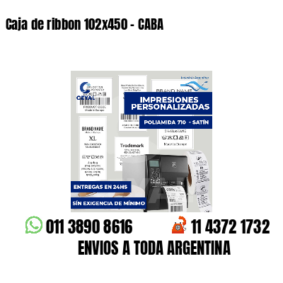 Caja de ribbon 102x450 - CABA