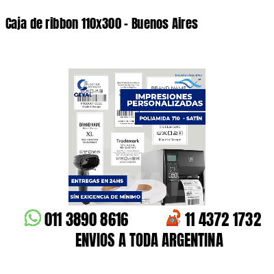 Caja de ribbon 110x300 - Buenos Aires