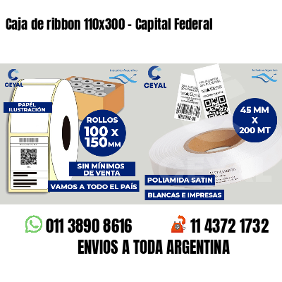 Caja de ribbon 110x300 - Capital Federal