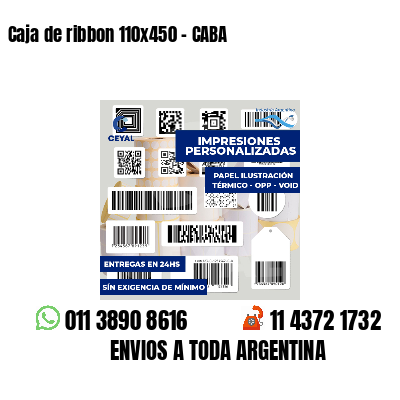 Caja de ribbon 110x450 - CABA