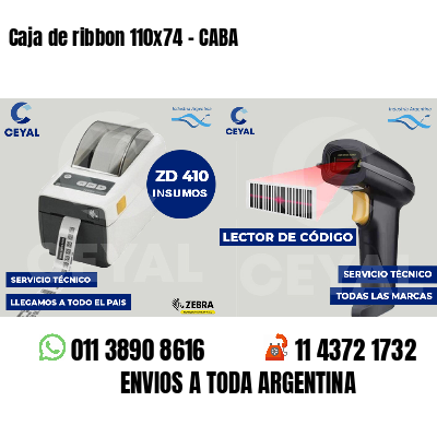 Caja de ribbon 110x74 - CABA