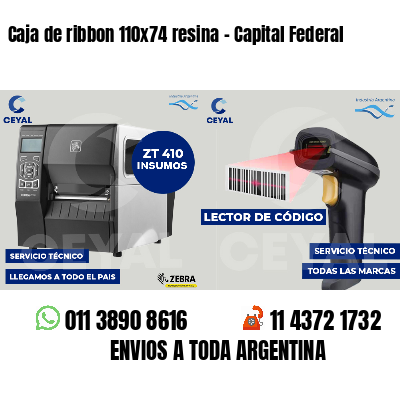 Caja de ribbon 110x74 resina - Capital Federal