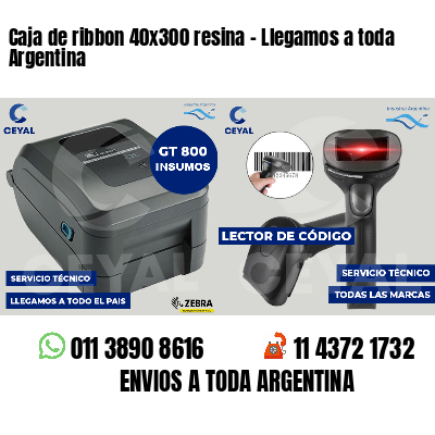 Caja de ribbon 40x300 resina - Llegamos a toda Argentina