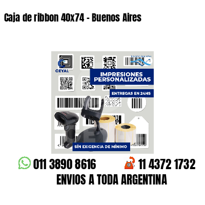 Caja de ribbon 40x74 - Buenos Aires