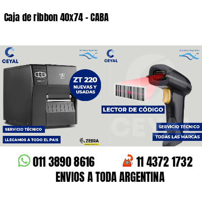 Caja de ribbon 40x74 - CABA