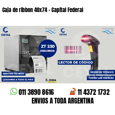 Caja de ribbon 40x74 - Capital Federal