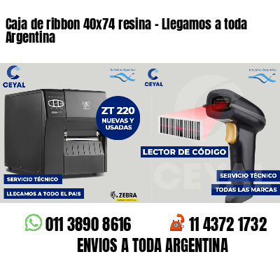 Caja de ribbon 40x74 resina - Llegamos a toda Argentina