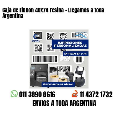 Caja de ribbon 40x74 resina - Llegamos a toda Argentina